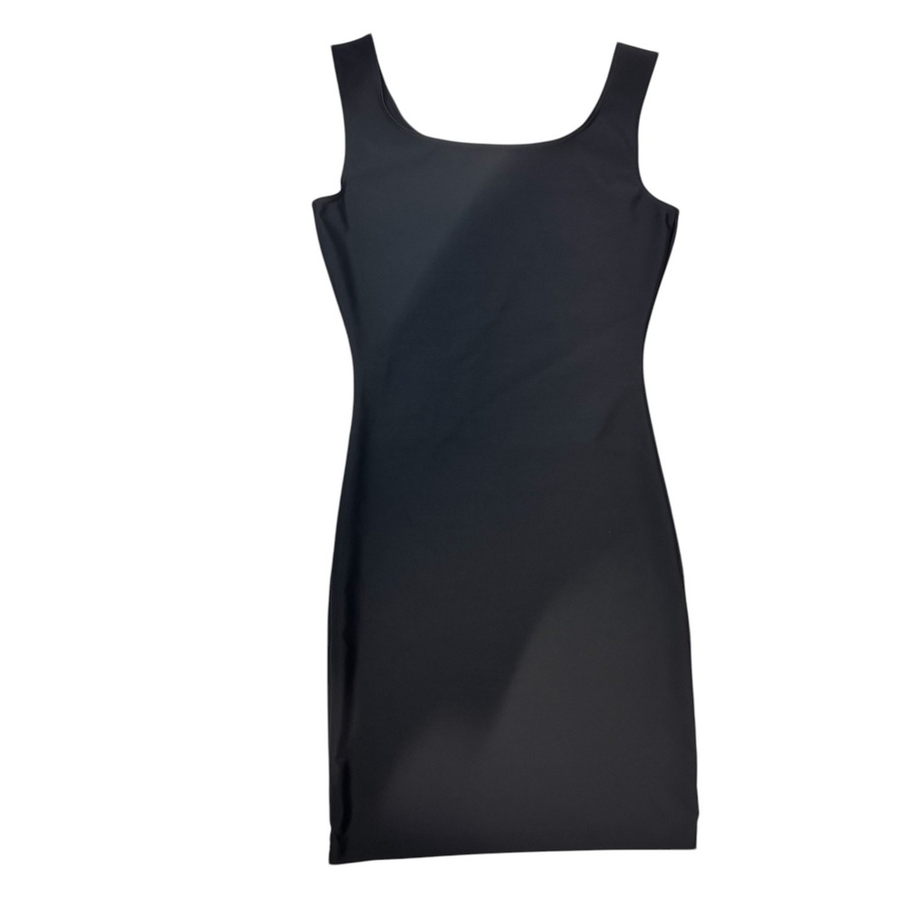 Maidenform Size M Black Bodycon Shapewear Dress Sleek Minimalist